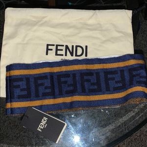COPY - Fendi Double F Logo Headband